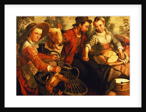 At the Market by Joachim Beuckelaer or Bueckelaer