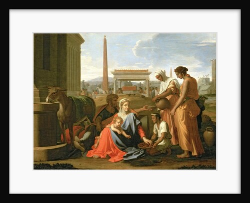 The Rest on the Flight into Egypt by Nicolas Poussin