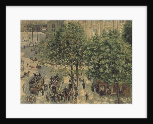 Place du Theatre-Francais, Spring, 1898 by Camille Pissarro