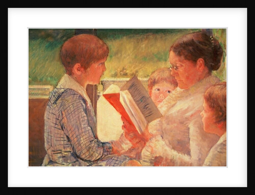 Mrs Cassatt Reading to her Grandchildren, 1888 by Mary Stevenson Cassatt