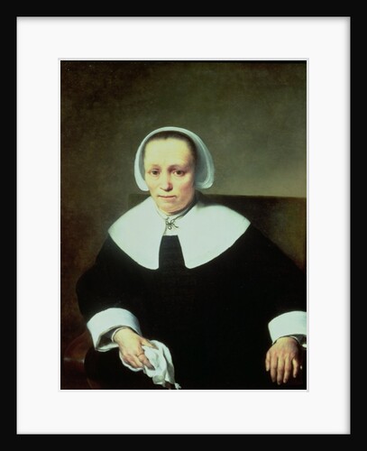 Portrait of a Lady with White Collar and Cuffs by Ferdinand Bol