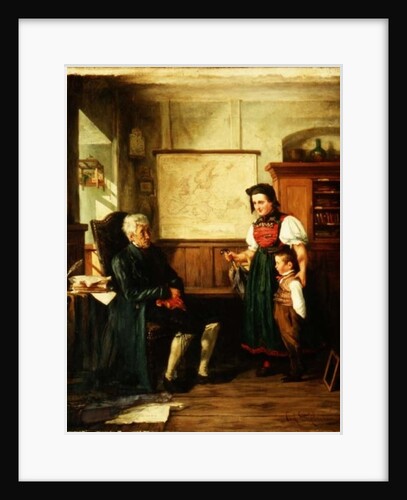 Entering the Practice, 1862 by Carl Schlosser