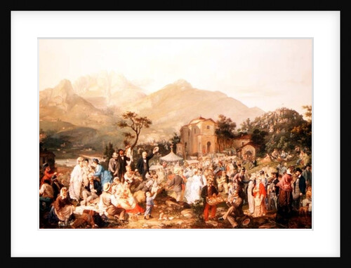 A Village Festival by Casimiro Radice