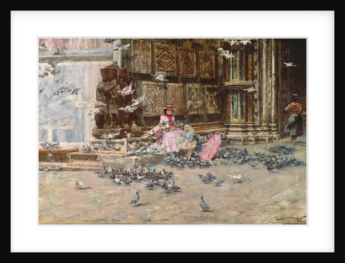 Feeding the Pigeons by Lievan Herremans