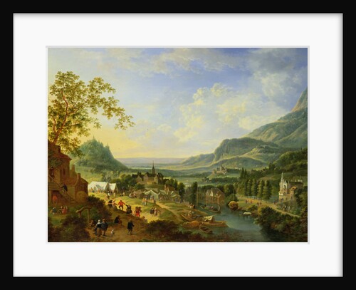 A Village Fete in the Rhine Valley by Jan the Elder Griffier