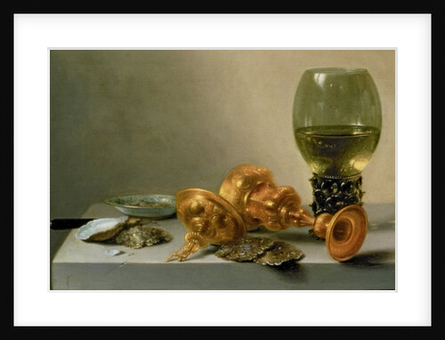 A Still Life with a Roemer and a Gilt Cup, c.1635 by Pieter Claesz