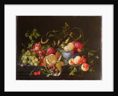 A Still Life of Fruit by Cornelis de Heem