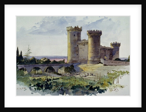 Tivoli, 19th century by Edward Lear