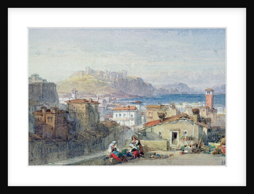 Naples, 19th century; watercolour; by William Leighton Leitch