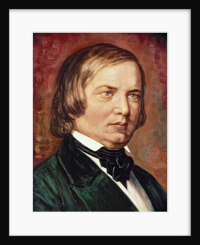 Portrait of Robert Schumann by Gustav Zerner
