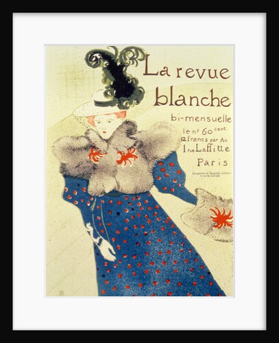 Cover of La Revue Blanche, 1895 by Henri de Toulouse-Lautrec