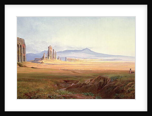 Aqueduct of Nero, Rome by Edward Lear