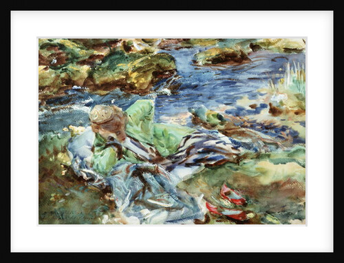Turkish Woman by a Stream by John Singer Sargent