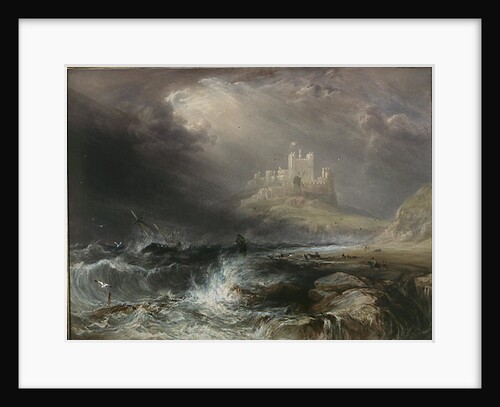 Bamburgh Castle, Northumberland by William Andrews Nesfield
