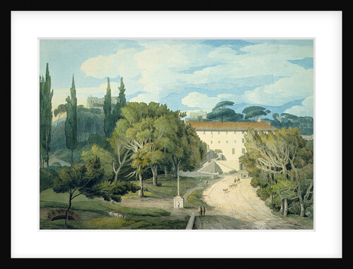 The Convent of St. Eufebio, near Naples by Francis Towne