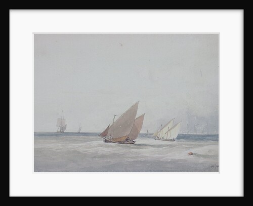 Leith Roads with Shipping, 19th century by Andrew Wilson