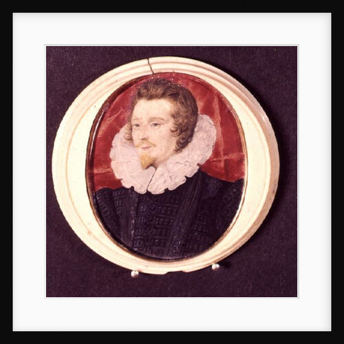 Portrait of a gentleman with beard and ruff, c.1590 by Nicholas Hilliard