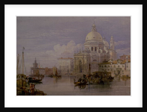 Santa Maria della Salute from the Grand Canal, Venice, 19th century by William Leighton Leitch