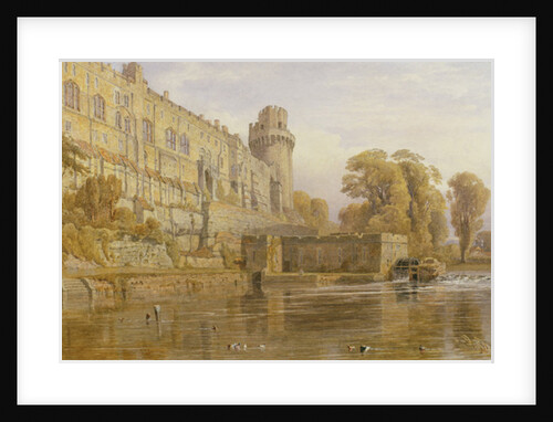Warwick Castle from the Avon by George Arthur Fripp
