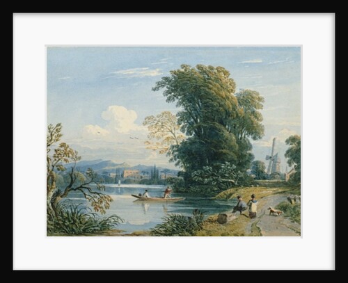 River Scene by John Varley