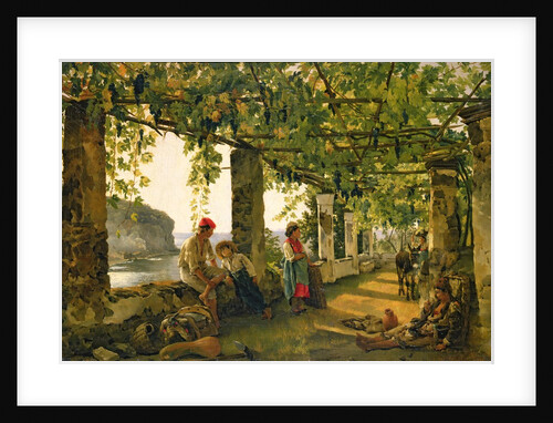 Verandah with twisted vines, 1828 by Silvestr Fedosievich Shchedrin