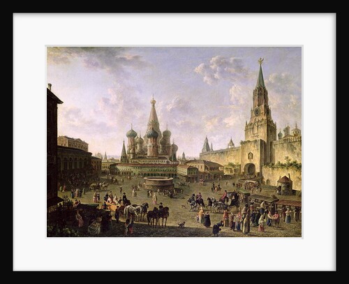 Red Square, Moscow, 1801 by Fedor Yakovlevich Alekseev