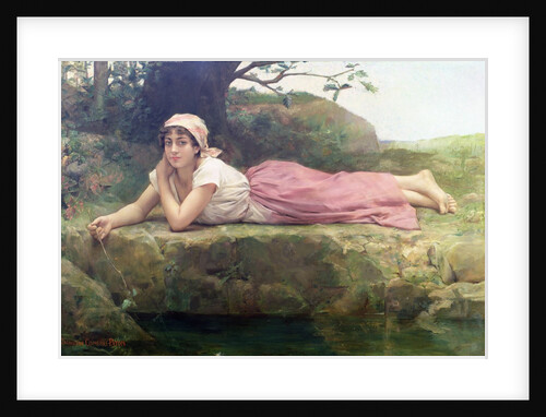 On The Banks of The River, 19th century by Jacqueline Comerre-Paton