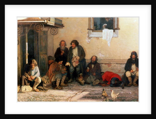 Dinner at the Zemstvo, 1872 by Grigori Grigorievich Mjasoedov