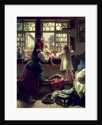 Good Morning, Dear Father by Friedrich Edouard Meyerheim