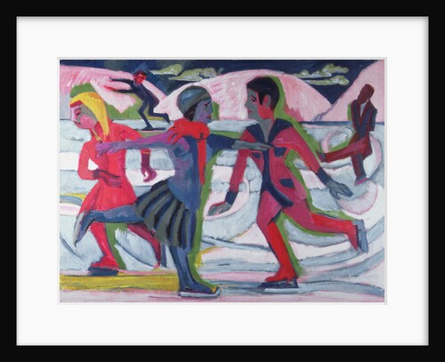 Ice Skaters by Ernst Ludwig Kirchner