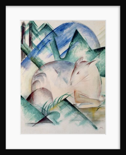 Sleeping Deer by Franz Marc