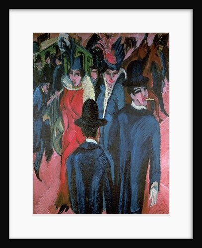 Berlin Street Scene, 1913 by Ernst Ludwig Kirchner