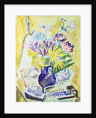 Flowers in a Vase, 1918-19 by Ernst Ludwig Kirchner