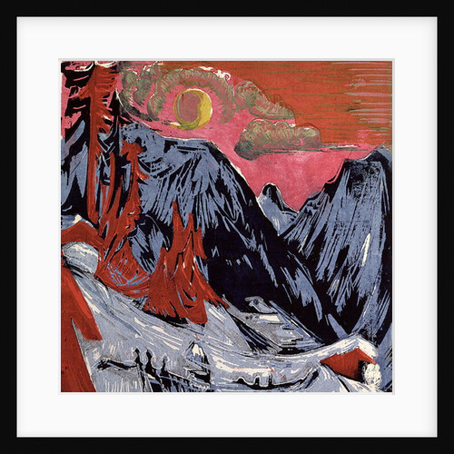 Mountains in Winter, 1919 by Ernst Ludwig Kirchner
