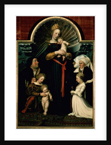 Madonna of the Burgermeister Meyer by Hans Holbein the Younger