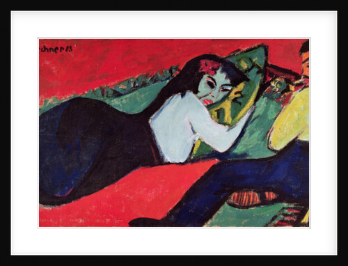 Recumbent Woman by Ernst Ludwig Kirchner