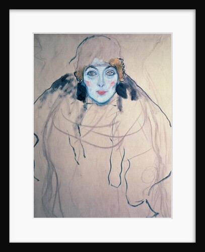 Head of a Woman, 1917 by Gustav Klimt