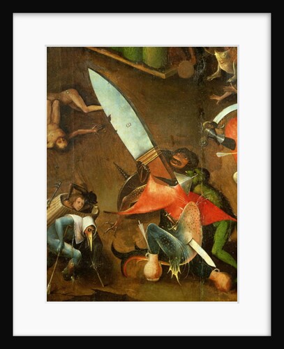 The Last Judgement: Detail of the Dagger by Hieronymus Bosch