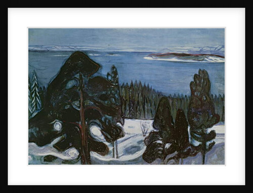Winter Night, c.1900 by Edvard Munch
