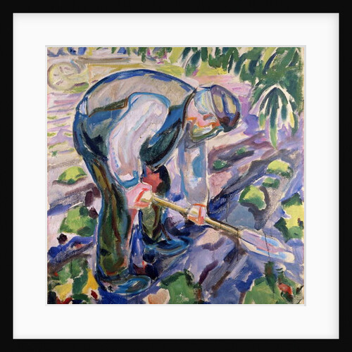 The Grave Digger by Edvard Munch