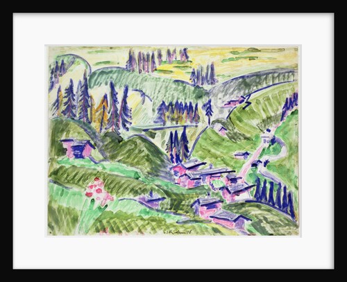 Landscape, 1918 by Ernst Ludwig Kirchner
