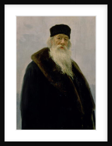 Portrait of Vladimir Vasil'evich Stasov 1900 by Ilya Efimovich Repin