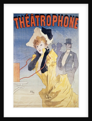 Poster Advertising the 'Theatrophone' by Jules Cheret