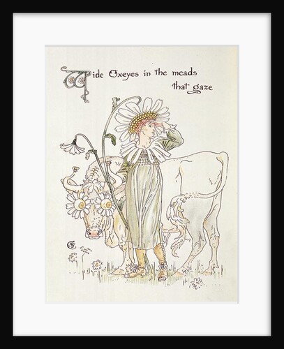 Wild Oxeyes in Meads that Gaze by Walter Crane