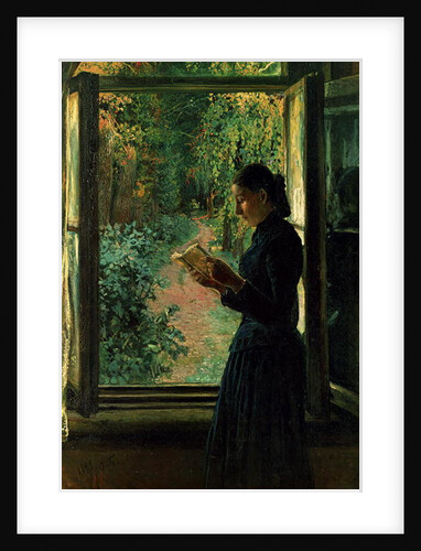 Portrait of Natalia Petrunkevitsin, 1893 by Nikolai Nikolaevich (1831-94) Ge