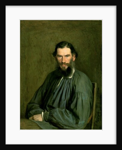 Count Lev Nikolaevich Tolstoy, 1873 by Ivan Nikolaevich Kramskoy