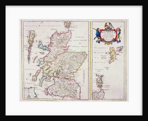 Map of Scotland, c.1700 by R. Gordon