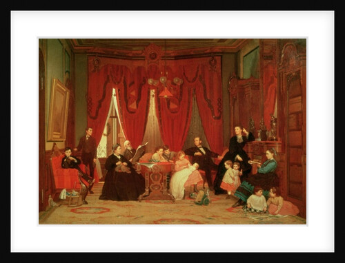 The Hatch Family, 1870-71 by Eastman Johnson