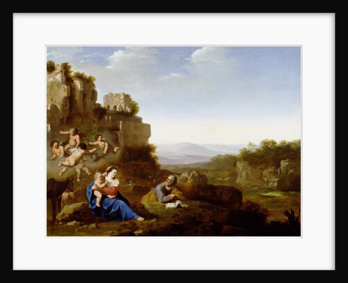 The Holy Family by Jan van Haensbergen