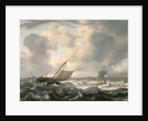 Ships on a Choppy Sea by Hendrik van Anthonissen